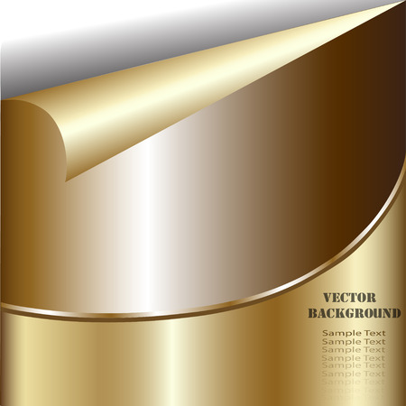 Creative technological background. Golden Abstract vector backgroundのイラスト素材