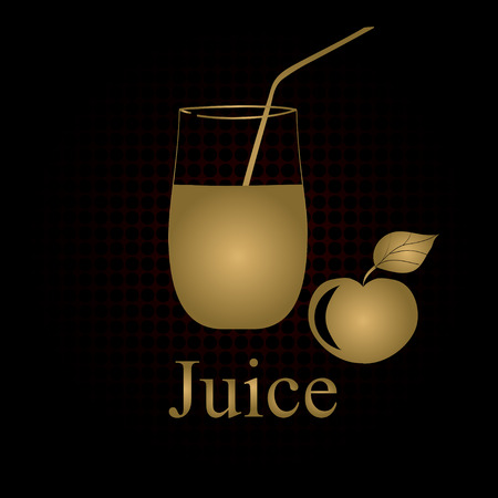 Fruit juice symbol illustrationのイラスト素材