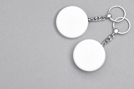 Keychain mockup to display design. Key chain mock up Smart object
