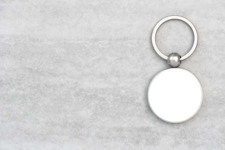Keychain mockup to display Your design. Key chain mock upの写真素材