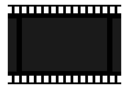 frame film. blank cadre.Icon celluloid. Sign of cinemeography and photographs. Symbol cinema. Vectorのイラスト素材