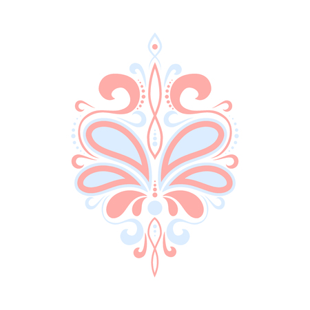 beautiful luxury pattern with curls. Ornament for fabric and decoration. Vectorのイラスト素材