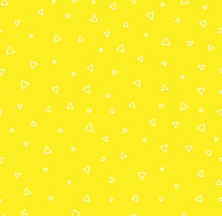 Triangles abctract seamless pattern. Chaotic geometric shape.のイラスト素材