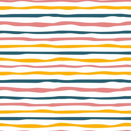 Seamless colorful striped background. Vector illustrationのイラスト素材