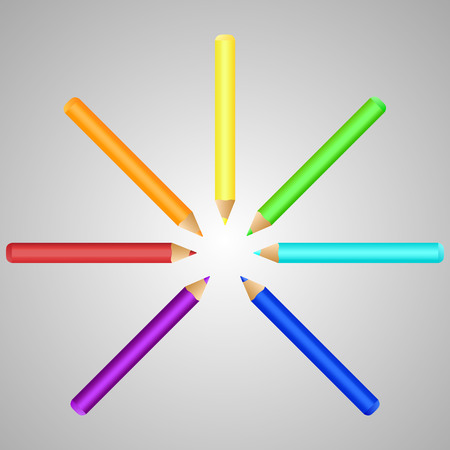 color pencilsのイラスト素材