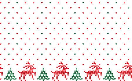 Winter festive seamless patternのイラスト素材