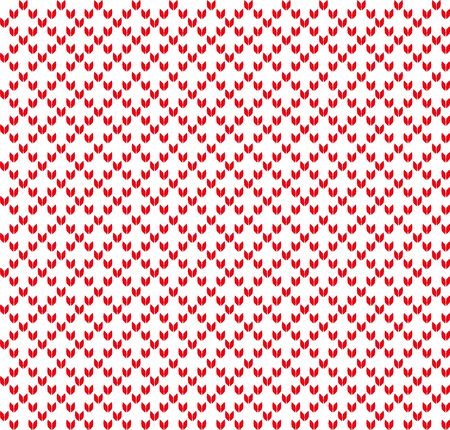 Winter festive Christmas knitted pattern woolen knitted 2018のイラスト素材