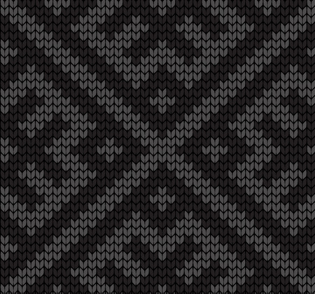 Festive Sweater Design. Seamless Winter Knitted Patternのイラスト素材