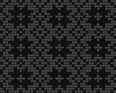 Festive Sweater Design. Seamless Winter Knitted Patternのイラスト素材