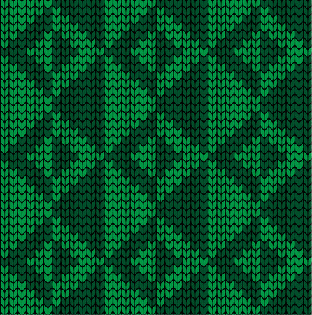 Festive Sweater Design. Seamless Winter Knitted Patternのイラスト素材