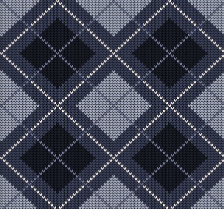Festive Sweater Design. Seamless Winter Knitted Pattern