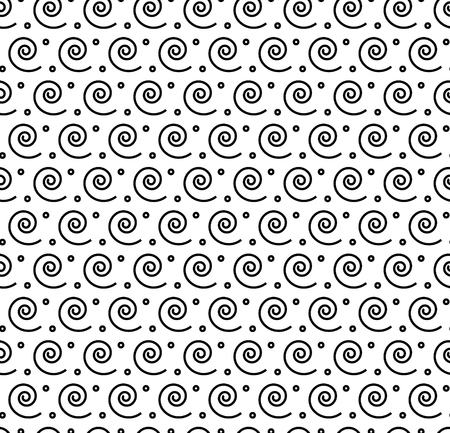 Black and white vector abstract geometric pattern.のイラスト素材