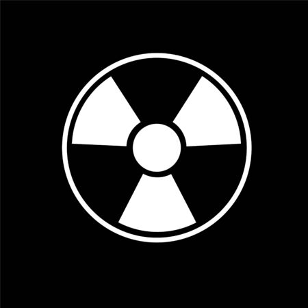 Vector radiation flat icon new design.のイラスト素材