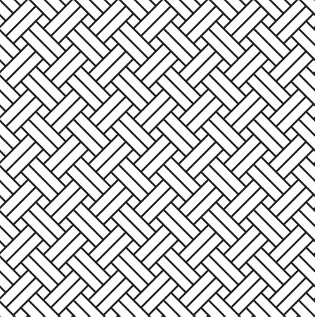 Black and white pattern abstract graphicのイラスト素材