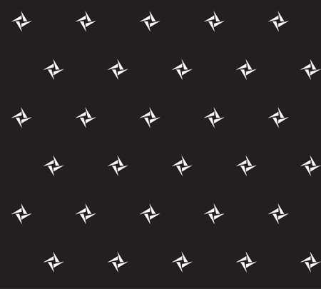 Black and white pattern abstract graphicのイラスト素材