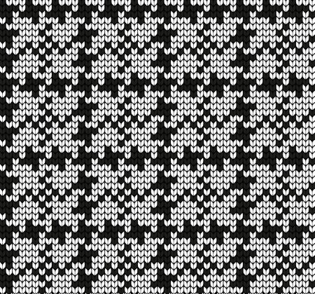 Knitted texture seamless pattern. Vector seamless background for banner, website, postcard, wallpaper, clothing and design. Festive Sweater Design. Seamless Knitted Patternのイラスト素材