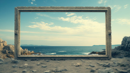 the frame to accommodate text or captions. This can be helpful if the photo is intended for promotional or advertising purposesの素材