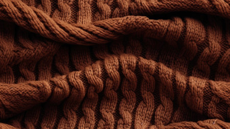 a large knitted beige sweater in high resolution, the intricate details and patterns, ensuring the warmth and coziness of the fabric are conveyed effectivelyの素材