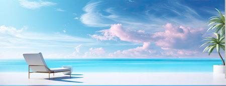 a calm mountain bathed in sunshine with cloudy blue skies, natural peace, presenting a minimalist, modern style that conveys the tranquility of the landscapeの素材