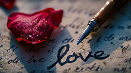 the word love on a light background, using modern minimalist design elements to create a striking visual representation of the profound emotionの素材
