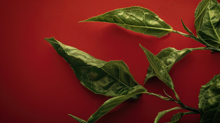 exotic tea leaves through captivating photography that highlights their unique textures, colors, and shapesの素材