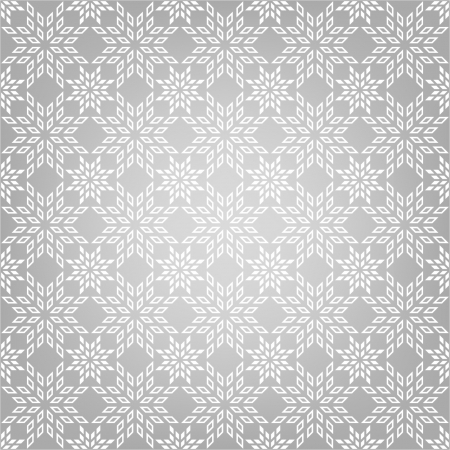 Abstract pattern with snowflakesのイラスト素材