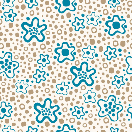 Seamless backdrop with flowers, summer patternのイラスト素材