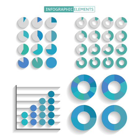 Set of infographics elements for designのイラスト素材