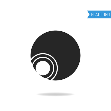 Business, technical and engineering for company. Circle. Vector illustrationのイラスト素材