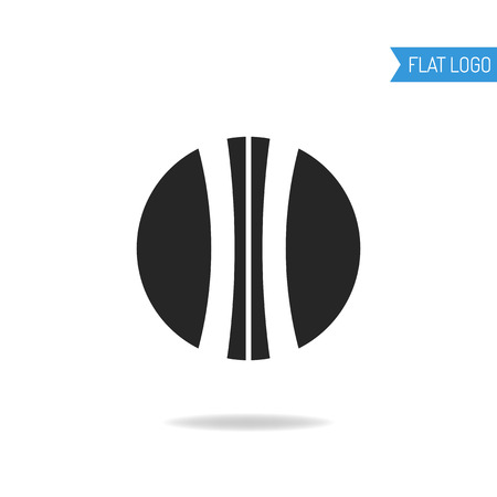 Business, technical and engineering logo for company. Circle logotype. Vector illustrationのイラスト素材