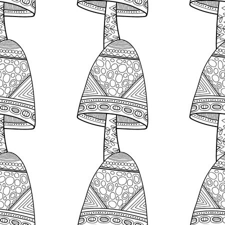 Black and white illustration for coloring bookのイラスト素材