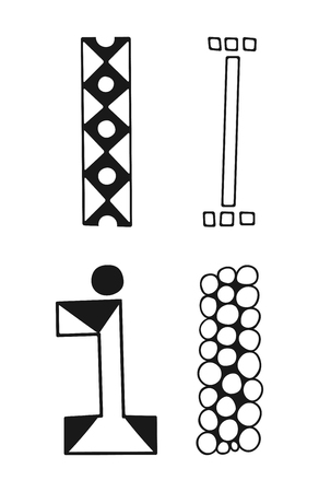 Decorative letters of the alphabet. Lettering for design, scrapbooking, digital stamps. Vectorのイラスト素材