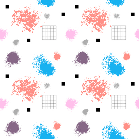 Abstract seamless pattern. Digital background for design, web, covering and textilesのイラスト素材