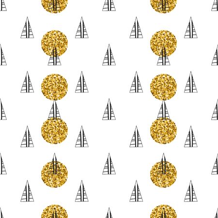 Minimalistic doodle background. Abstract seamless pattern for covering, textile, other design.のイラスト素材