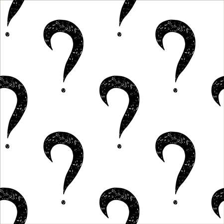 Doodle heart. Black and white illustration isolated.のイラスト素材