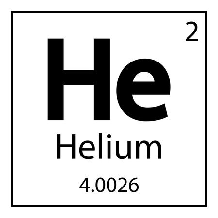 Helium. A chemical element of the periodic table.