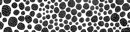 Abstract background with circles in scandinavian minimalistic style web boho backdrop