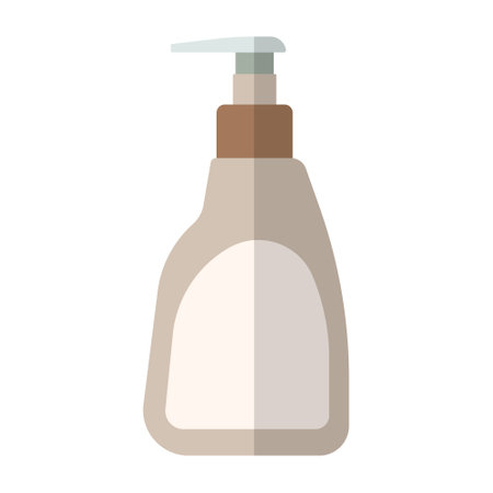 Hand cream with liquid soap dispenser color flat icon isolated vector imageのイラスト素材