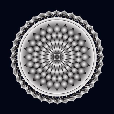 Circular ornament Vector illustrationのイラスト素材