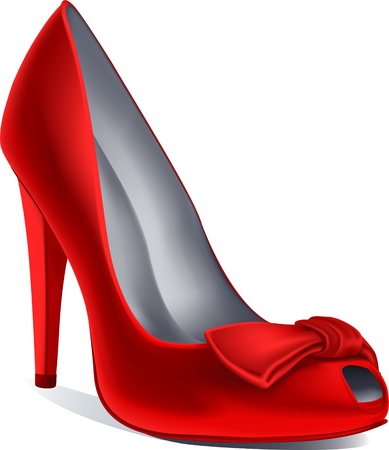 red shoeのイラスト素材