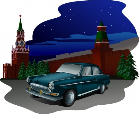 russian car のイラスト素材