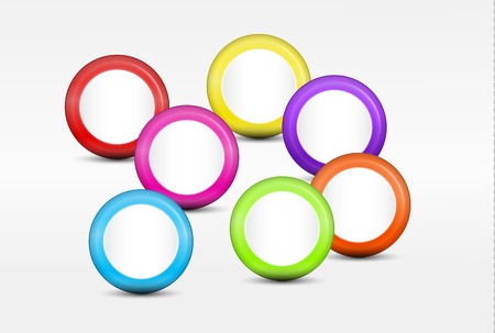 Background with Colorful Cirlesのイラスト素材