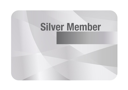 Silver VIP Club Cardのイラスト素材