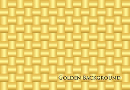 Modern golden background with seamless patternのイラスト素材