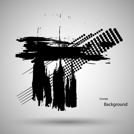 Grunge Illustration Black and red Paint Spray Texture, Background to Create Grunge Effect .のイラスト素材