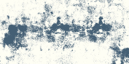 Grunge background with blue brush stroke. Hand drawn grainy texture, vintage template for design. Old damaged background for texture overlay, abstract pattern. Vector illustrationのイラスト素材