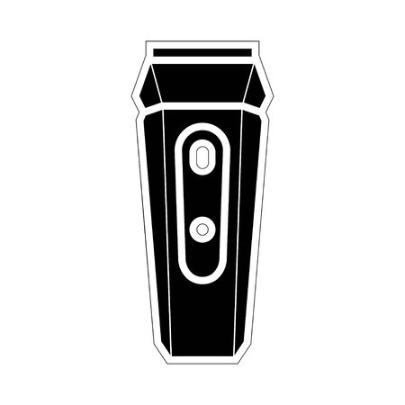 razor. barbershop. flat illustration, icon in a flat style.のイラスト素材
