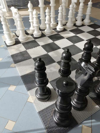 chess. board game in large form. educational games. educationの写真素材