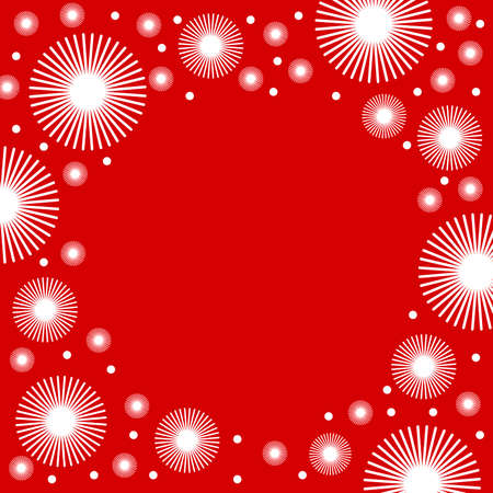 christmas background with snowflakes and place for text. square background holiday new yearのイラスト素材