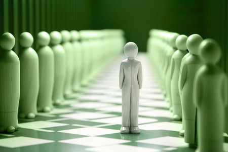 Sustainable Business Concept, CSR. Corporate social responsibility, Give Back to Community, green background. ESGの素材